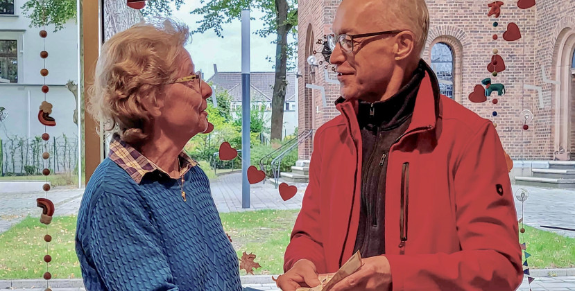 Teilerlös ihrer Ausstellung 