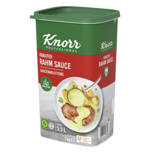 Kräuter-Rahm-Sauce 1kg (erg. 5,5l) Kräuter-Rahm-Sauce 1kg (erg. 5,5l)