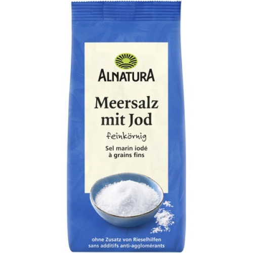 Bio Meersalz mit Jod 500g Bio Meersalz mit Jod 500g