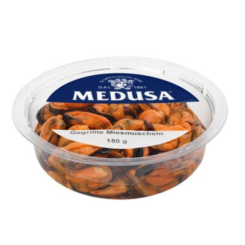 Medusa Miesmuscheln gegrillt 150g Medusa Miesmuscheln gegrillt 150g