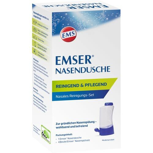 Emser Nasendusche mit 4 Beuteln Nasenspülsalz Kombipackung Emser Nasendusche mit 4 Beuteln Nasenspülsalz Kombipackung