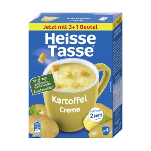 Heisse Tasse Kartoffel Creme 4x18,6g Heisse Tasse Kartoffel Creme 4x18,6g