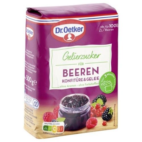 Dr. Oetker Gelierzucker Beeren 500g Dr. Oetker Gelierzucker Beeren 500g
