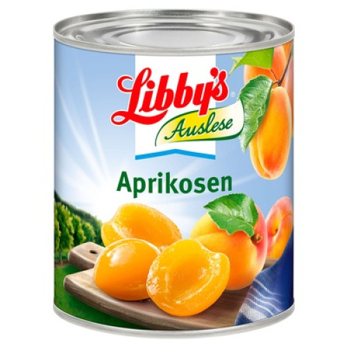 Libby´s Auslese Aprikosen 1/2 Frucht 850ml Libby´s Auslese Aprikosen 1/2 Frucht 850ml