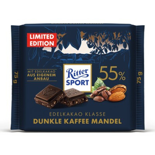 Ritter Sport Dunkle Kaffee Mandel 55% 75g Ritter Sport Dunkle Kaffee Mandel 55% 75g