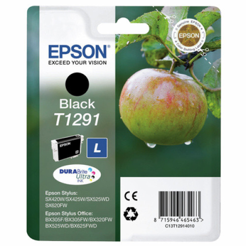 TINTE EPSON T1291 L SCHWARZ TINTE EPSON T1291 L SCHWARZ