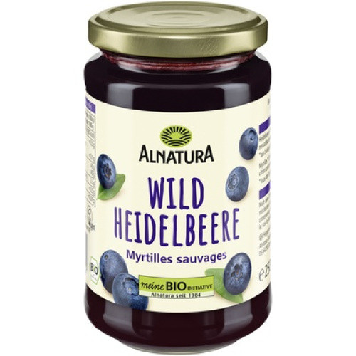 Bio Fruchtaufstrich Wildheidelbeere Vegan 250g Bio Fruchtaufstrich Wildheidelbeere Vegan 250g