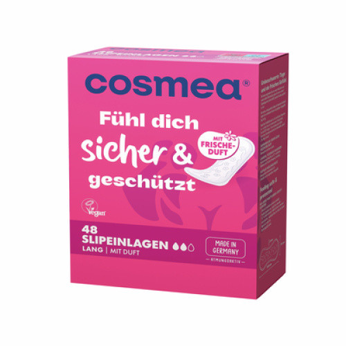 Cosmea Slipeinlagen Lang Frischeduft 48ST Cosmea Slipeinlagen Lang Frischeduft 48ST