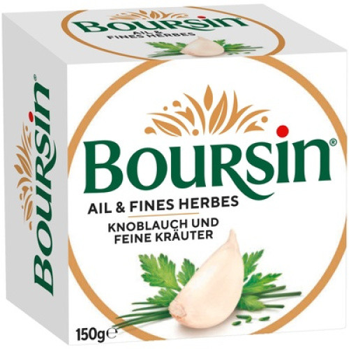 Boursin Kräuter/Knoblauch 40% frisch 150g Boursin Kräuter/Knoblauch 40% frisch 150g