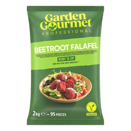 Falafel Rote Bete vegan frittiert TK 2kg (ca.95x21g) Falafel Rote Bete vegan frittiert TK 2kg (ca.95x21g)