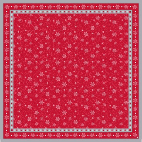 Dunicel Tischdecke 84x84cm Winter Flakes 1St Dunicel Tischdecke 84x84cm Winter Flakes 1St
