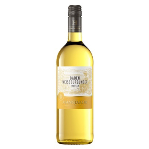 Weisser Burgunder QbA trocken, Heinrich Hansjakob, Badischer Winzerkeller eG, Baden 1L Weisser Burgunder QbA trocken, Heinrich Hansjakob, Badischer Winzerkeller eG, Baden 1L