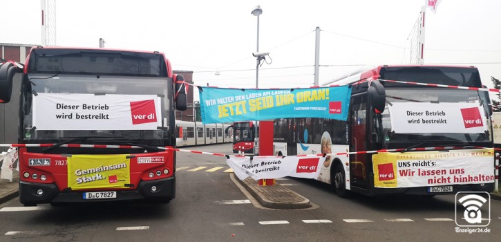 Straßenbahnen und U-Bahnen fahren nicht – aber einige Buslinien