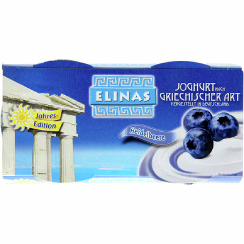 Joghurt Griechischer Art Heidelbeere frisch 4x150g Joghurt Griechischer Art Heidelbeere frisch 4x150g