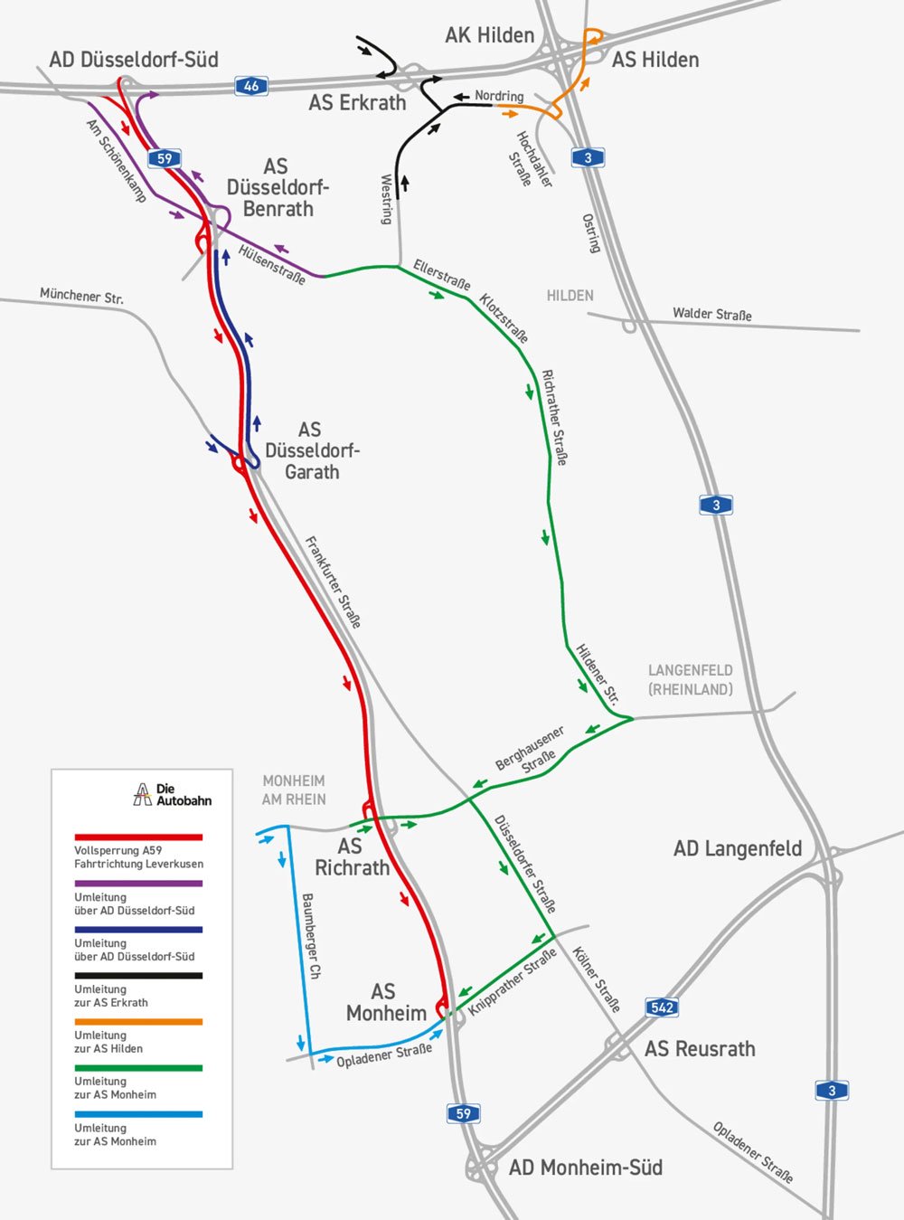Umleitungen_A59_Autobahn-GmbH-Staedte