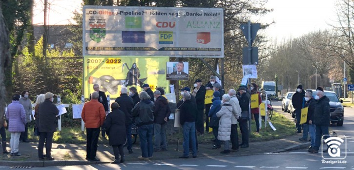 Mahnwache: 15 Jahre Widerstand gegen CO-Pipeline