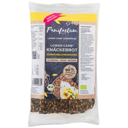 Bio Lower Carb Knäckebrot Sonnenblumenkerne 200g Bio Lower Carb Knäckebrot Sonnenblumenkerne 200g