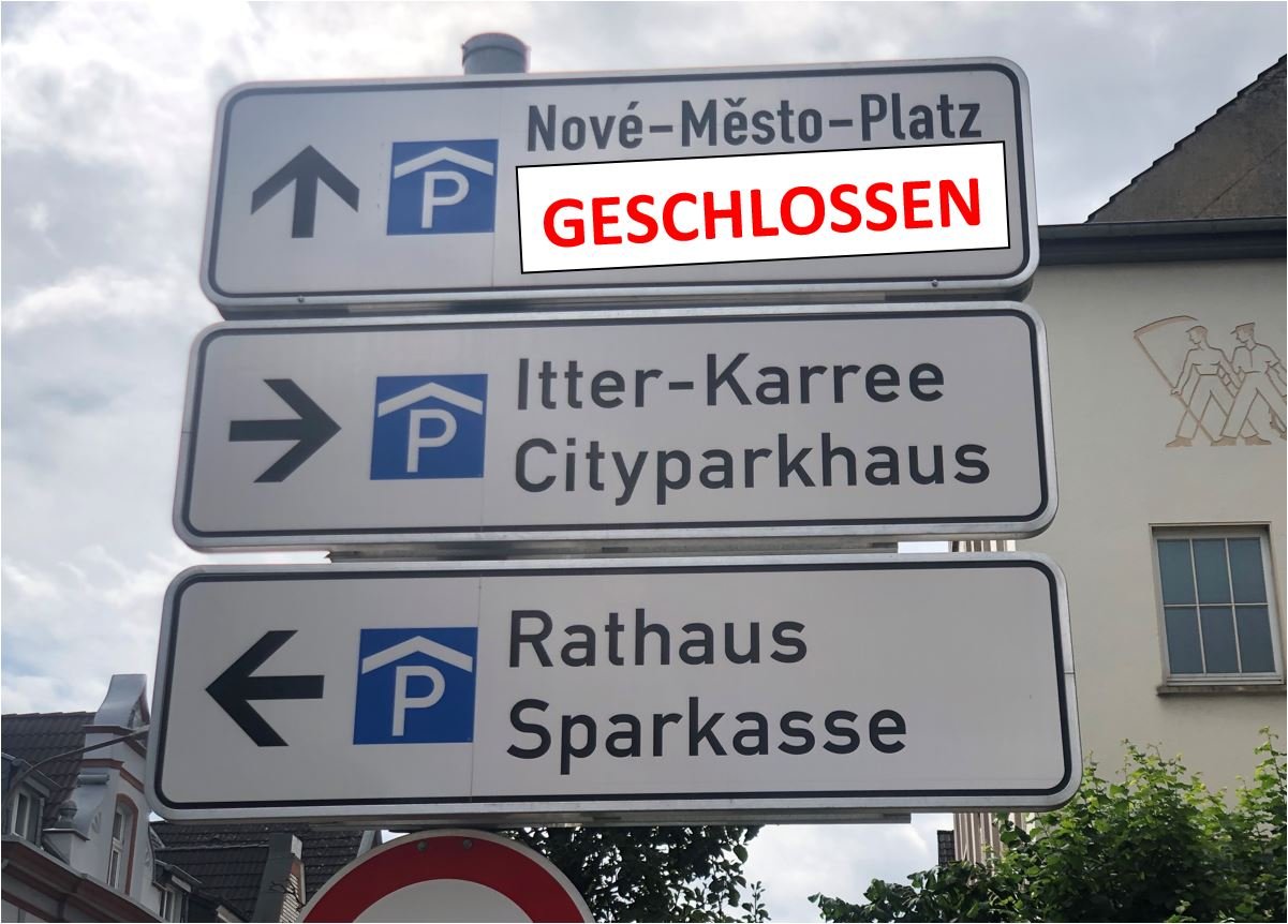 Parkhaus-Nove-Geschlossen