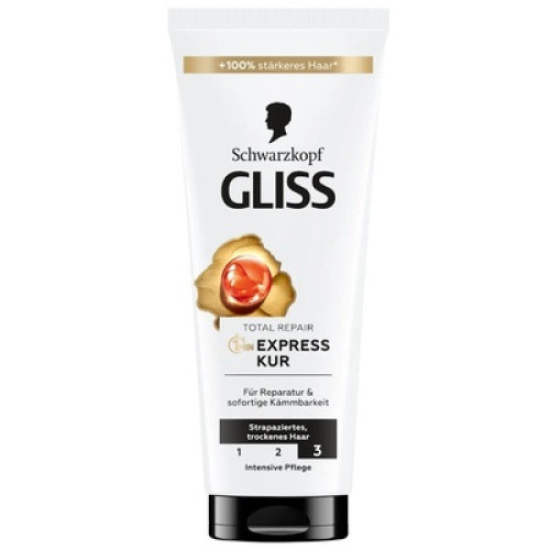 Gliss 1-Minute Express Kur Total Repair 200ml Gliss 1-Minute Express Kur Total Repair 200ml