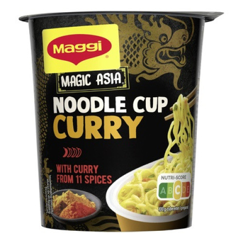 Maggi Magic Asia Instant Noodle Cup Curry 63g Maggi Magic Asia Instant Noodle Cup Curry 63g