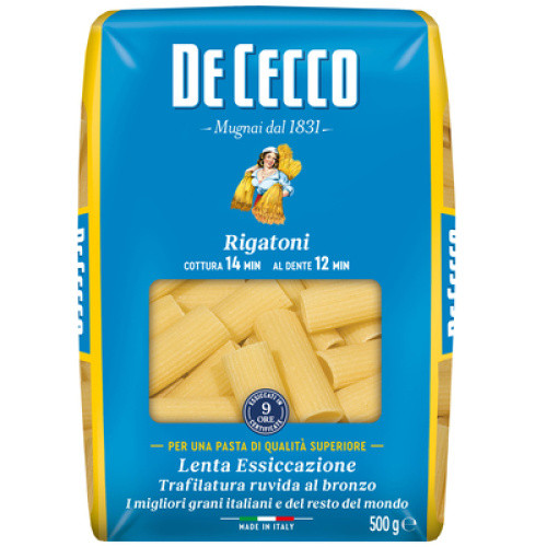 De Cecco Rigatoni 500 g De Cecco Rigatoni 500 g