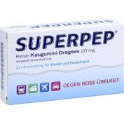 Superpep Reise Kaugummi Dragees 20mg Superpep Reise Kaugummi Dragees 20mg