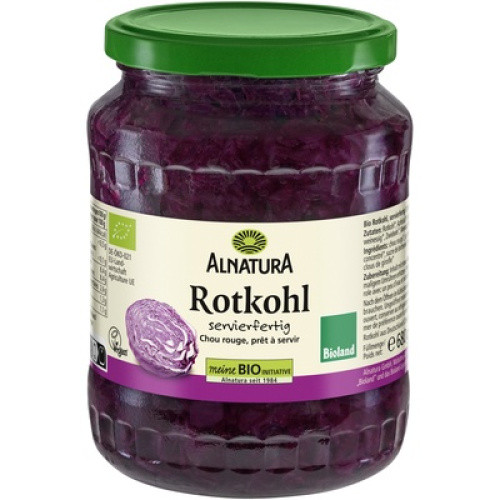 Bio Rotkohl servierfertig vegan 680g Bio Rotkohl servierfertig vegan 680g