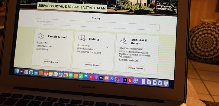 Zum Jahresbeginn ist das Serviceportal der Stadt Haan online Zum Jahresbeginn ist das Serviceportal der Stadt Haan online
