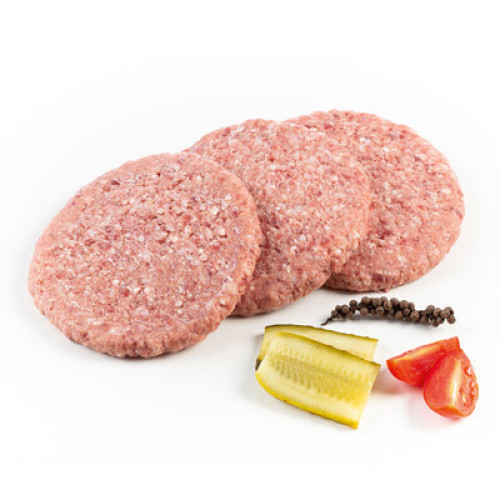 Hamburger ´Rind´ roh 12x125g Hamburger ´Rind´ roh 12x125g