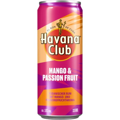 Havana Club Mango & Passionfruit 0,33l Havana Club Mango & Passionfruit 0,33l