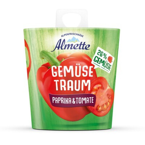 Almette Gemüsetraum Paprika Tomate frisch 140g Almette Gemüsetraum Paprika Tomate frisch 140g