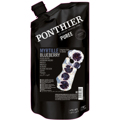 Püree Heidelbeere Ponthier frisch 1kg Püree Heidelbeere Ponthier frisch 1kg