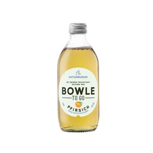 Katlenburger Pfirsich Bowle To Go 0,33l Katlenburger Pfirsich Bowle To Go 0,33l