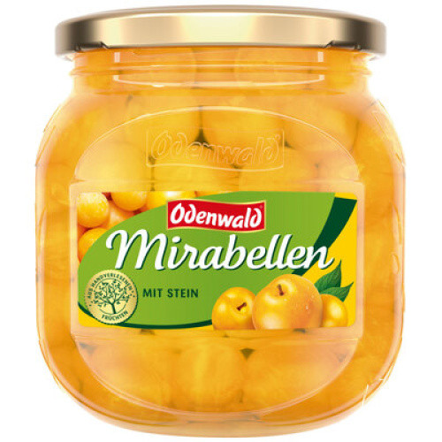 Odenwald Mirabellen mit Stein 720ml Odenwald Mirabellen mit Stein 720ml