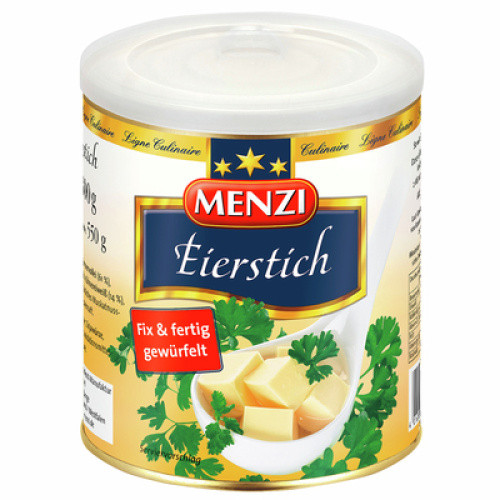 Menzi Eierstich gewürfelt 0,8L Menzi Eierstich gewürfelt 0,8L