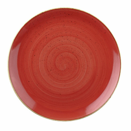Teller flach coup Stonecast 28,8cm berry red 1St Teller flach coup Stonecast 28,8cm berry red 1St