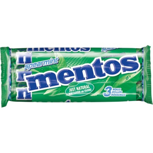 Mentos Spearmint ohne Zucker 3x38g Mentos Spearmint ohne Zucker 3x38g