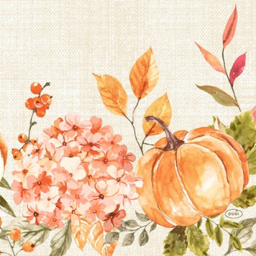 Servietten ´Spicy Pumpkin´ 33x33 cm 3-lagig 1/4-Falz 250St Servietten ´Spicy Pumpkin´ 33x33 cm 3-lagig 1/4-Falz 250St