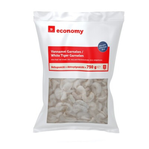 Garnelen 8/12 Easy Peel roh TK 1kg Garnelen 8/12 Easy Peel roh TK 1kg