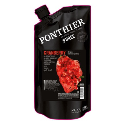 Püree Cranberry Ponthier frisch 1kg Püree Cranberry Ponthier frisch 1kg