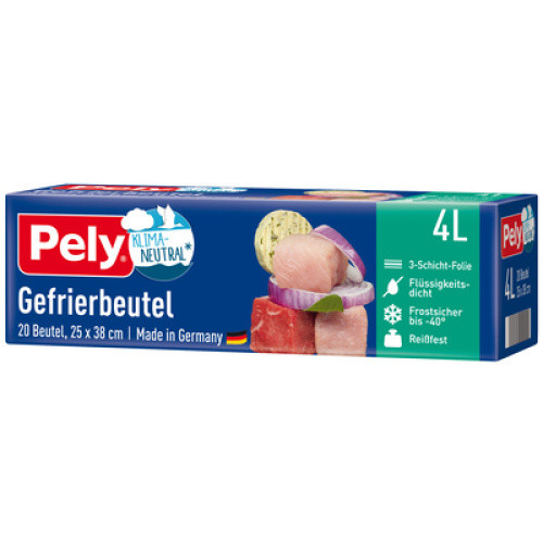 Pely Gefrierbeutel 4 L 20St Pely Gefrierbeutel 4 L 20St