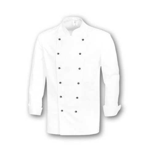 M Herren Kochjacke Größe 44/46 Weiss Baumwolle 1St M Herren Kochjacke Größe 44/46 Weiss Baumwolle 1St