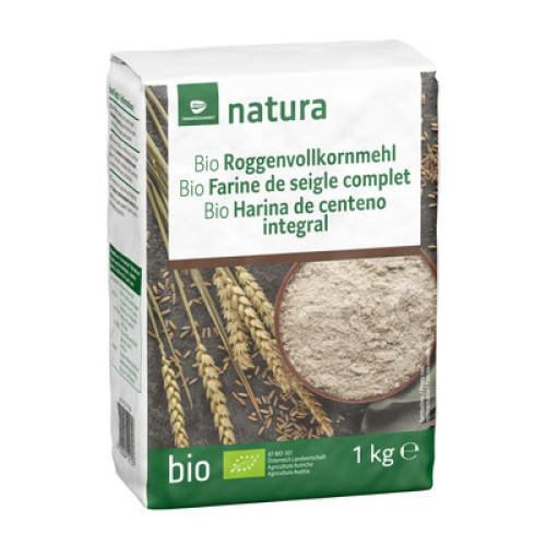 Bio Roggenvollkornmehl 1kg Bio Roggenvollkornmehl 1kg