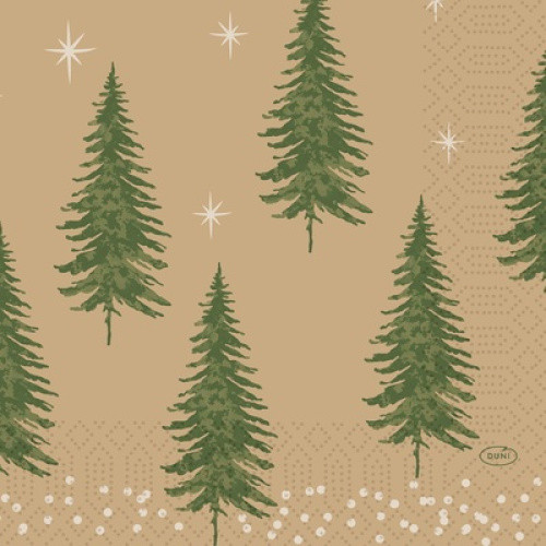 Zelltuch-Servietten `Humble Trees` 33x33cm 3lg. 1/4-Falz 50St Zelltuch-Servietten `Humble Trees` 33x33cm 3lg. 1/4-Falz 50St