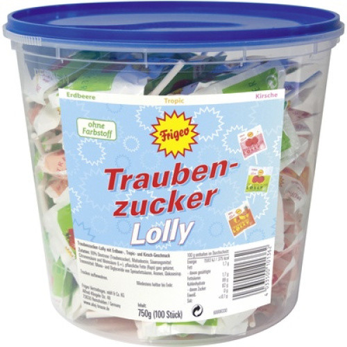 Traubenzucker-Lolly 100ST Traubenzucker-Lolly 100ST