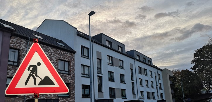 Neue Baustelle wegen Tiefbauarbeiten steht bevor