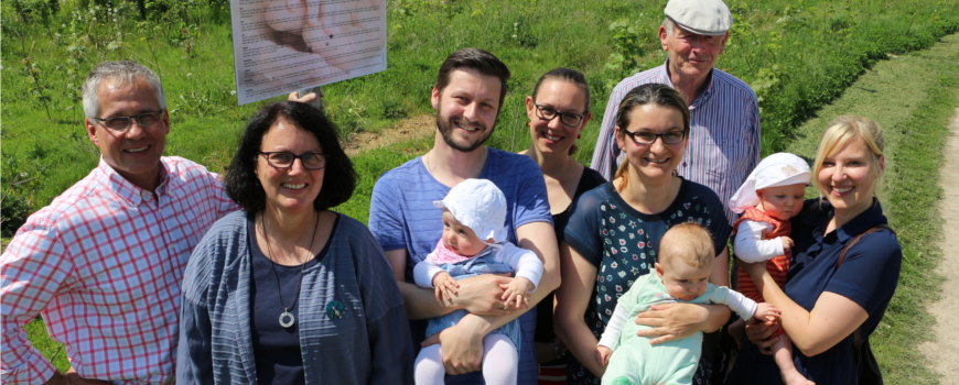 Namensschild für 2016 eingeweiht Namensschild für 2016 eingeweiht