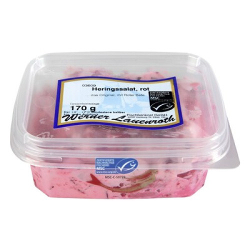 MSC Heringssalat Rot frisch 170g MSC Heringssalat Rot frisch 170g