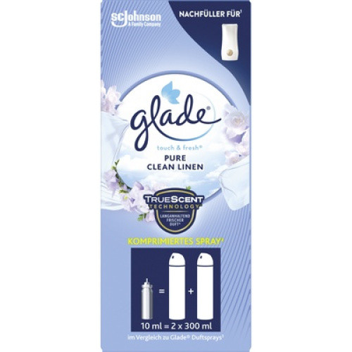 Glade Touch und Fresh Minispray Nachfüller Pure Clean Linen 10ml Glade Touch und Fresh Minispray Nachfüller Pure Clean Linen 10ml