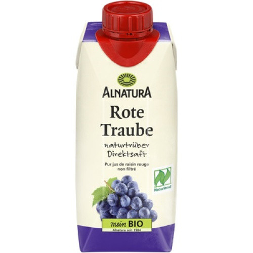 Bio rote-Trauben-Direktsaft naturtrüb vegan 0,33l Bio rote-Trauben-Direktsaft naturtrüb vegan 0,33l